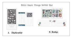 Hello Small Things Letter Pad Eric Small Things
