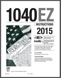 1040ez 2015 Instructions Booklet Pdf