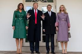 I would be sympathetic to the theories, now circulating on twitter, that the first lady's perverse choice to wear this coat constitutes a deliberate attempt to. Melania Trump Wears Green Dress And Nude Pumps At Kennedy Center Footwear News