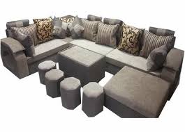 u shape clic sofa set