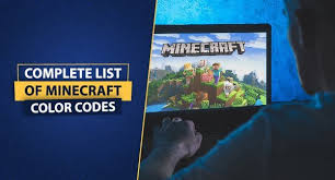 minecraft color codes a complete list