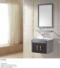 stainless steel bathroom vanity and