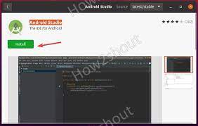 command to install android studio on