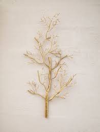 Gold Branch Wall Art Https