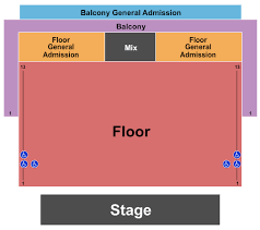 Marquee Theatre Seating Chart Tempe