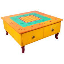 The video of the this coffee table is among the sales advertisement photos for you to understand the product better. 1980s German Yellow Coffee Table With Drawers For Sale At 1stdibs