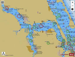 St Lucie Inlet To Ft Myers And Lake Okeechobee Marine Chart