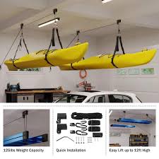 rad sportz kayak hoist set overhead