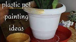 how to paint plastic pot enhance your