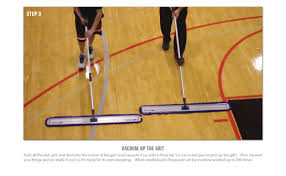 basketball court floor cleaning