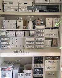 えぬのさんはinstagramを利用しています igでよくみかける何が入っているか写真を作ってみました ネーミングセンス 中段左端の いろいろ 手土産用や果物カゴ スティックアイスが作れるやつなどの大きめの名前がないやつ muji storage locker storage room