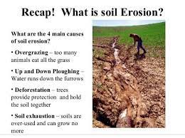 main causes of soil erosion