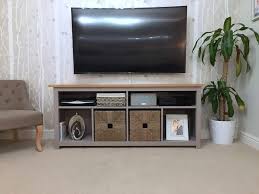 hemnes console table restyled to tv