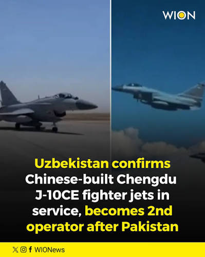 For the first time, Uzbekistans Ministry of Defence has released the official videos of Chinese-built Chengdu J-10CE multirole fighter aircraft in service with the Uzbek Air Force. The footage has publicly confirmed