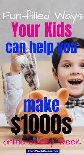 We did not find results for: Super Creative Ways To Make Money Through Your Kids Teamwork Dream