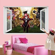 cool alice in wonderland wall stickers