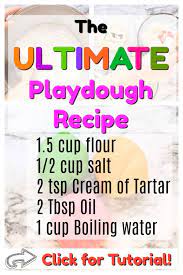 the ultimate no cook playdough recipe
