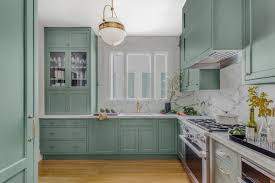 kitchens with gorgeous green cabinets