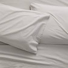 Organic Cotton Grey Queen Bed Sheet Set