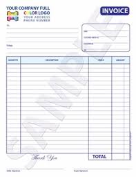 3 Part Color Custom Invoice Receipt Estimate Quote 8 5x11 Carbonless Buy 3 Part Color Custom Invoice Carbonless Invoice Book Duplicate Book