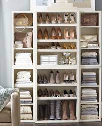 beautifully organized shelf for closets