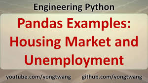 Engineering Python 16c Pandas Examples Housing Market And Unemployment