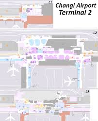 changi airport terminal 2 map singapore