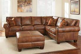 Silverado Leather Sectional By Steve Silver