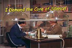 Gif get smart portable cone of silence | … an image tagged get smart,spy,spies,secret service,tv humor. Cone Of Silence I Didn T Have My Glasses On