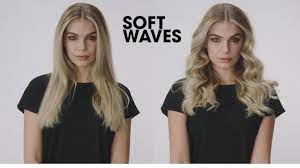 soft waves using a straightener