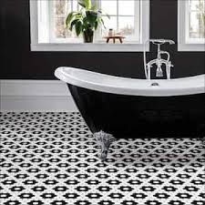 black vinyl tile flooring