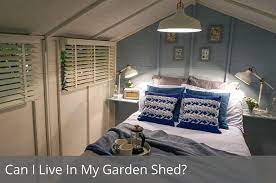 can i live in my garden shed waltons