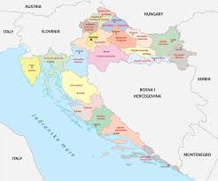 Mapa países limítrofes con croacia. Mapa Da Croacia Europa Destinos