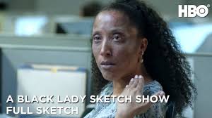 a black lady sketch show no makeup