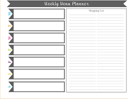 Download Best Weekly Planner Templates Free Calendar Template With