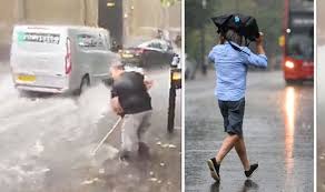 Storm Tracker London Streets Submerged