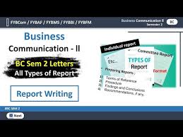 report writing fybcom business