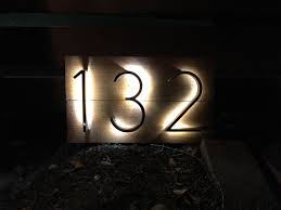 Backlit Led House Numbers Under 40