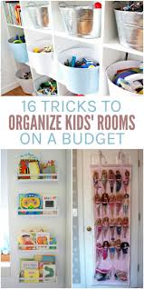 16 tricks to organize kid rooms on a budget