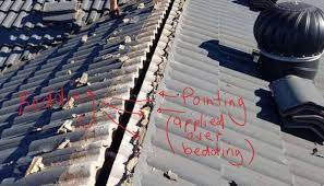Bedding And Pointing Of A Tile Roof