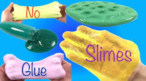 slime 5 ways without glue diy how to
