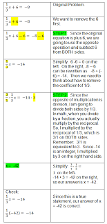 Two Step Equations Algebra Equations