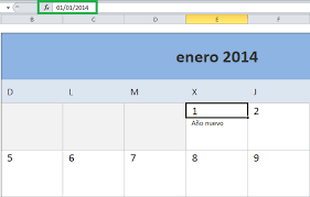 Calendario 2014 En Excel Excel Total