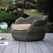 Rustic Outdoor Patio Armchair Accent