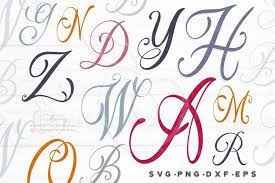 fancy cursive letters calligraphy
