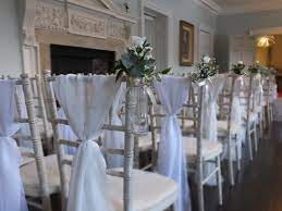 chiavari wedding chairs chiffon hoods