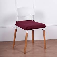 Check spelling or type a new query. Burgundy Dining Chair Seat Cover Velvet Chair Cushion Cover With Tie Efavormart