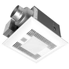 Panasonic Deluxe 110 Cfm Ceiling Bathroom Exhaust Fan With Light Motion Sensor And Humidity Control Sensor Energy Star Fv 11vqcl6 The Home Depot