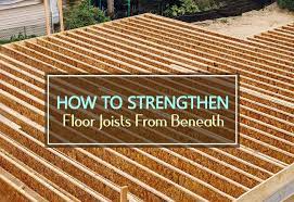 how to strengthen floor joists from