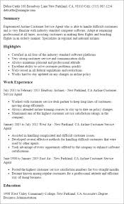 Airline Customer Service Agent Cover Letter